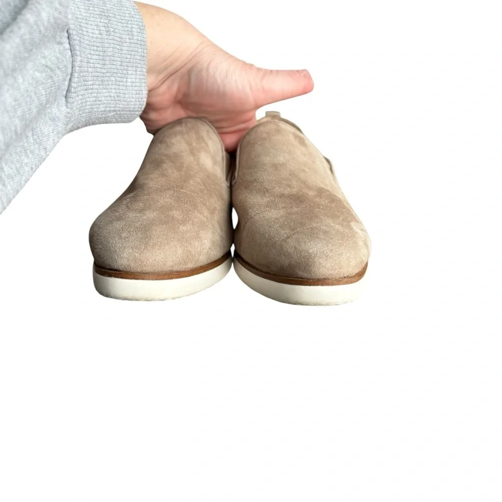 Cole Haan - Grand.ØS Taupe Suede Slip-On Loafers Sz 9